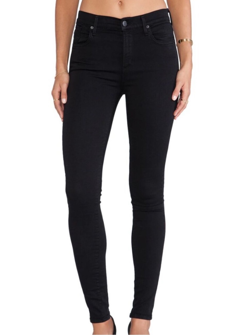AGOLDE Sophie Black Skinny Jean